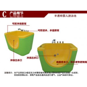 單面透明沖浪池