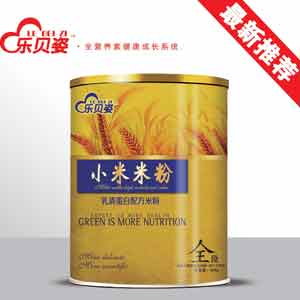 樂貝姿小米米粉乳清蛋白458克桶裝招商